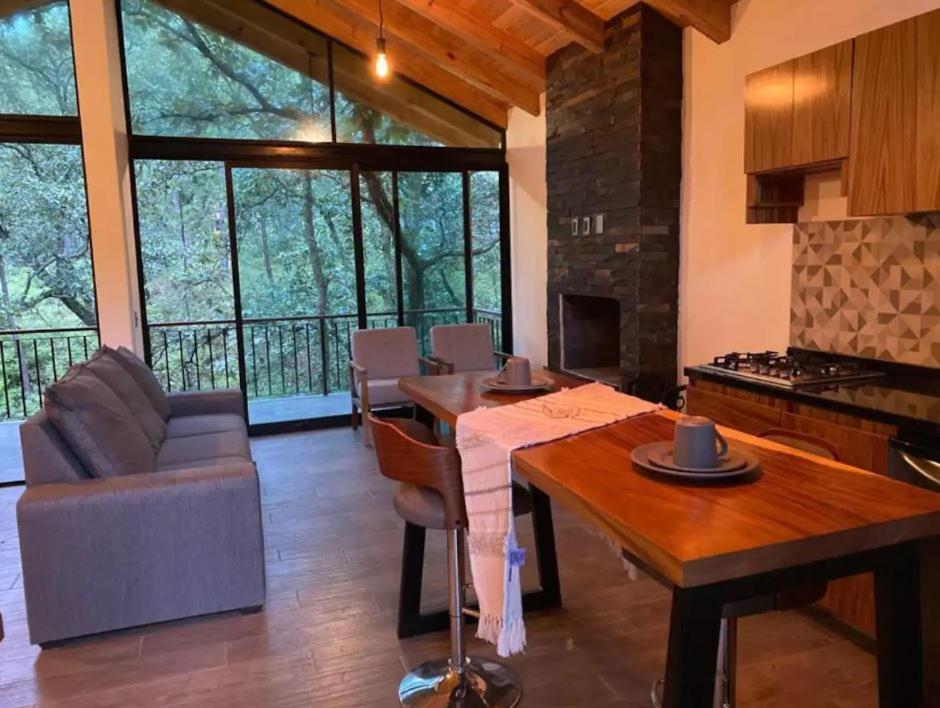 Cabana De Lujo Con Jacuzzi A 10 Min Del Pueblo Mazamitla Exterior foto